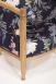 Fauteuil Cabriolet Mathieu ralis en Chne Massif de style Louis Philippe Tissu d'ameublement FSM
