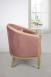 Fauteuil Cabriolet Mathieu ralis en Chne Massif de style Louis Philippe