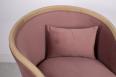 Fauteuil Cabriolet Mathieu ralis en Chne Massif de style Louis Philippe