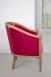 Fauteuil Cabriolet Mathieu ralis en Chne Massif de style Louis Philippe SEULEMENT 1 DISPONIBLE SOLDE