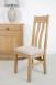 Chaise Lonor ralise en Chne Massif  Finition Chne Bross naturel Assise tissu d'ameublement  BOSTON BLACK