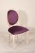 Chaise Simon ralise en Chne Massif de style Louis XVI Finition Chne Bross Blanchi