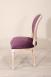 Chaise Simon ralise en Chne Massif de style Louis XVI Finition Chne Bross Blanchi