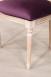 Chaise Simon ralise en Chne Massif de style Louis XVI Finition Chne Bross Blanchi