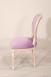 Chaise Simon ralise en Chne Massif de style Louis XVI Finition Chne Bross Blanchi