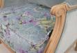 Fauteuil de style Louis XVI ralis en Chne massif  Tissu FSM  SEULEMENT1 DISPONIBLE