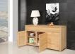 Buffet 3 portes Jean-Lin  ralis en Chne de Ligne contemporaine Finition chne Bross 