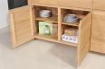 Buffet 3 portes Jean-Lin  ralis en Chne de Ligne contemporaine Finition chne Bross 