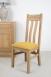 Chaise Lonor ralise en Chne Massif  Finition Chne Bross naturel Assise tissu d'ameublement FSM