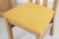 Chaise Lonor ralise en Chne Massif  Finition Chne Bross naturel Assise tissu d'ameublement FSM